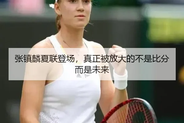 张镇麟夏联登场，真正被放大的不是比分而是未来